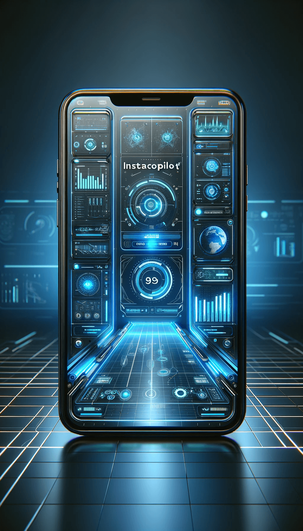 Screenshot of the dashboard project showing mobile version
